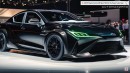 2025 Toyota GR Corolla Ultimate hatch & sedan renderings