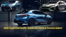 2025 Toyota GR Corolla Ultimate hatch & sedan renderings
