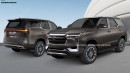 Toyota Land Cruiser Prado & Fortuner renderings