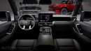2025 Toyota Land Cruiser 250 Prado rendering by AutoYa Interior