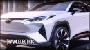 2025 Toyota RAV4 & EV renderings