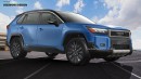 2025 Toyota RAV4 CGI facelift by Digimods DESIGN