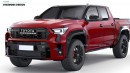 2025 Toyota Tacoma GR Sport rendering by Digimods DESIGN