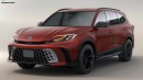 2025 Toyota Venza rendering by Digimods Design