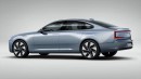 2025 Volvo ES90 speculative rendering by Theottle