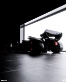 2026 Audi F1 car rendering by Sean Bull Design