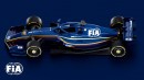 The FIA's 2026 Formula 1 car concept