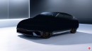 Kia EV8 Stinger rendering by Halo oto