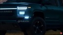 2026 Rivian R2T EV pickup truck rendering by Halo oto