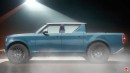 2026 Scout EV Pickup Truck rendering by Halo oto