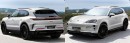 Porsche K1 three-row EV crossover SUV rendering by uness_design