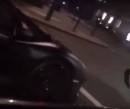 Lamborghini Aventador SV Roadster London Street Racing Crash