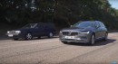 Volvo wagons drag racing