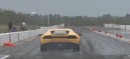 2,200 HP Twin-Turbo Lamborghini Huracan drag racing