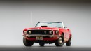 1969 Ford Mustang 428 Cobra Jet Convertible up for auction on Bring a Trailer