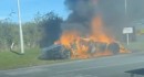 McLaren Artura is a write-off after catching fire on a test drive