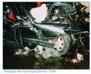 The rented Mercedes S-Class after first-responders cut it to recover the injured Princess Diana. She died on the way to the hospital