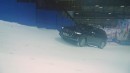 Audi A1 vs. Audi SQ7 on a snowy slope