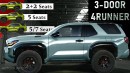 2025 Toyota 4Runner 3-door rendering by AutoYa