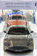 Aston Martin DB11 production at Gaydon