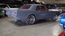 347 Stroker 1966 Ford Mustang restomod with Focus RS Stealth Gray paint