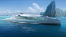 3deluxe emission-free superyacht for sale as NFT