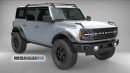 2021 Ford Bronco 3D model color renders