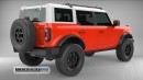 2021 Ford Bronco 3D model color renders