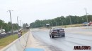 Hemi Ford Mustang Fox Body nitrous drag race on Jmalcom2004