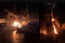 At least 10 vessels were damaged by a marina fire in La Paz, Mexico, and four have already sunk