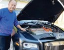 Engineer converts Rolls-Royce Ghost to electric after 4 long years