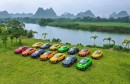 40 Lambos drove 680 miles through Chinese landscapes