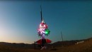 Christmas tree rocket
