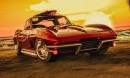 427 Chevy Corvette C2 Coupe Surf Hero rendering by adry53customs