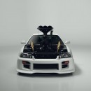 LS R34 Nissan Skyline GT-R CGI to reality