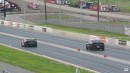 Dodge Challenger 392 vs Chevy Camaro ZL1 drag races on Wheels