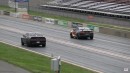 Dodge Challenger 392 vs Chevy Camaro ZL1 drag races on Wheels