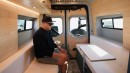 4x4 Dually Sprinter Van Is an Adventure Machine With a Roof Tent and a Cozy Interior