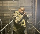 50 Cent on Expendables 4 Set