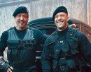 Sylvester Stallone and Jason Statham on Expendables 4 Set