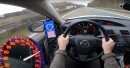 Mazdaspeed 3 top speed run on Autobahn