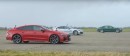 635 HP Bentley Flying Spur Drag Races New Audi RS7, Decimation Follows