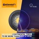 Continental tires used on the Ain Dubai observation wheel