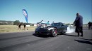 6s Nissan GT-R Drag Races Big Turbo Corvette