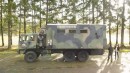 6x6 Military Vehicle Camper Has Two Massive Slide-Outs and an Industrial Interior Design