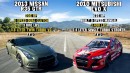 700 HP Nissan GT-R Drag Races 675 HP Mitsubishi Evo, Egos get Bruised