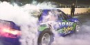 700 HP Nissan Silvia drift car goes drag racing