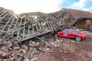Ewen Sergison's barn collapsed over $700,000 car collection, during Storm Eunice