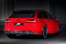 ABT's 705 HP RS6 Has Red Paint And Awesome "RS6+" Puddle Light