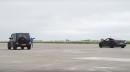 71YO Lady Drag Racing AMG G63 Against BMW M850i Is Adorable